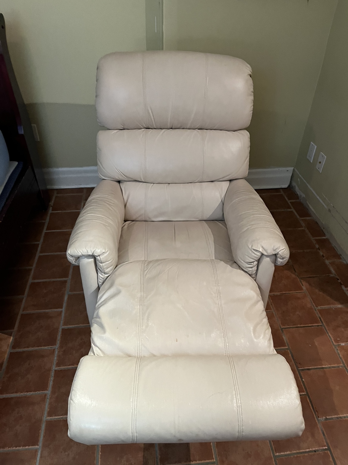 Leather Rocking Recliner $100 - photo 2
