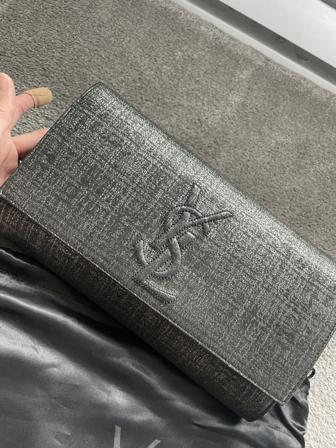 YSL large clutch bag - photo 2