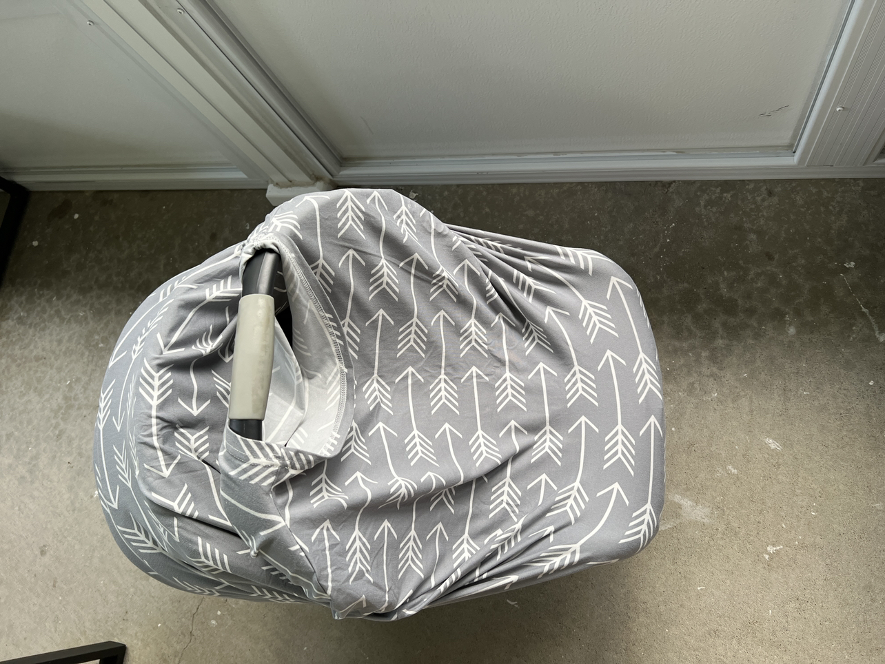 Baby Car Seat Cover Canopy Nursing and Breastfeeding Cover image indicator(5)