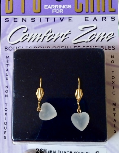 Heart Dangly Earrings New without box image indicator(4)