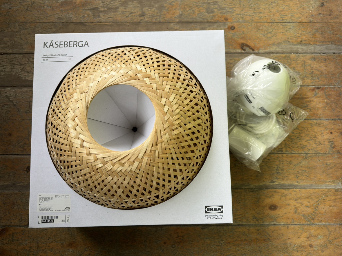 New IKEA hanging lamp. Never used