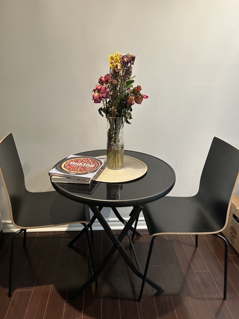 Modern Glass Table and Chair - Moving Sale