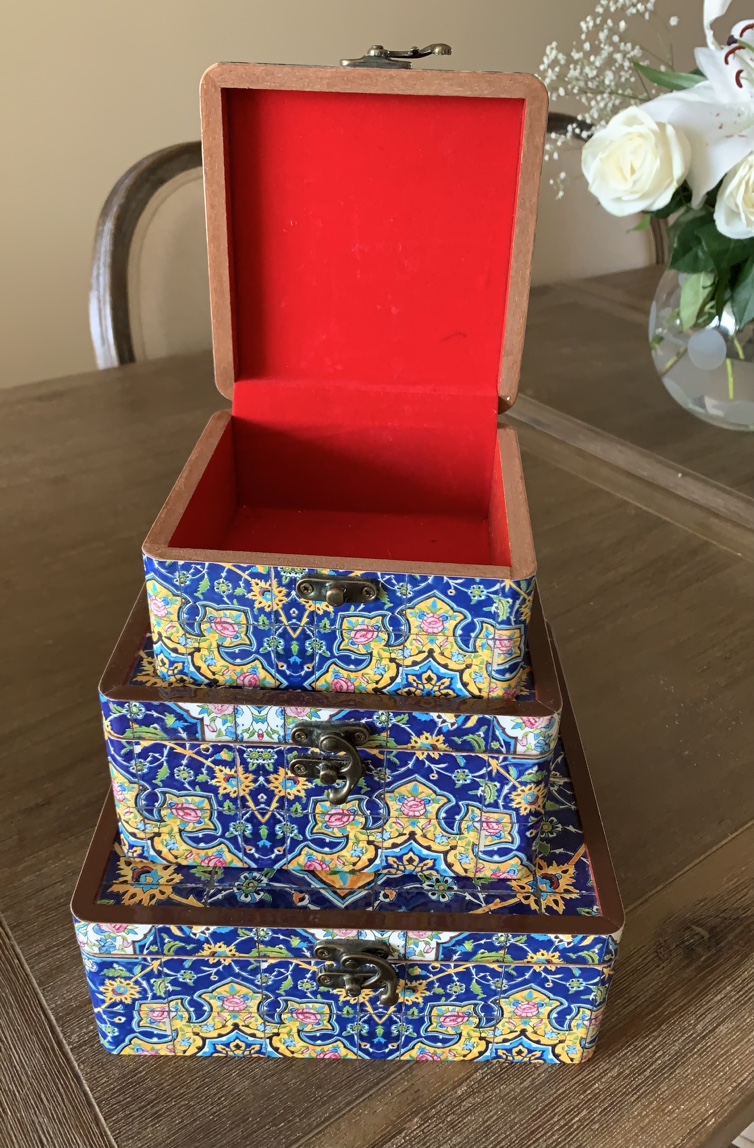 3 wooden boxes like new - photo 2