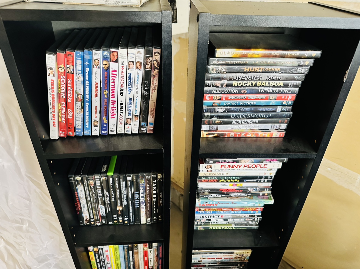 Black shelves for dvds *MOVING MUST GO* - photo 2
