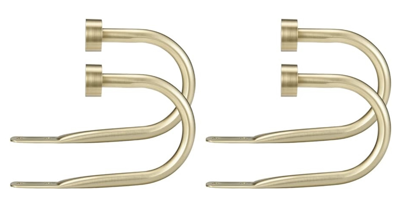 Drapery Holdback / wall hooks / brass - photo 3