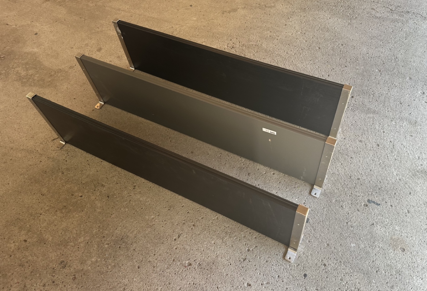 IKEA BERGSHULT shelves with brackets