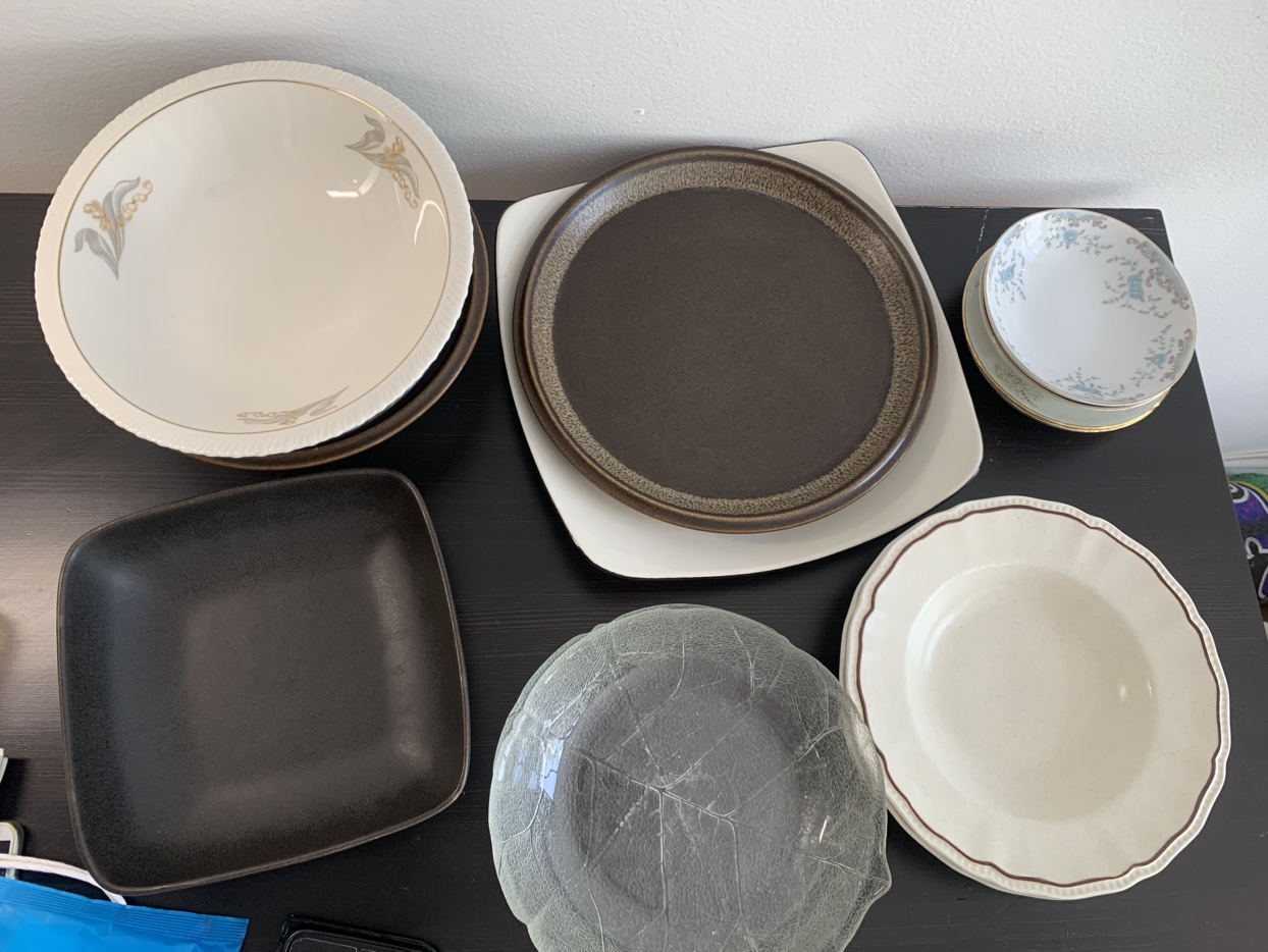 All expensive gorgeous plates
