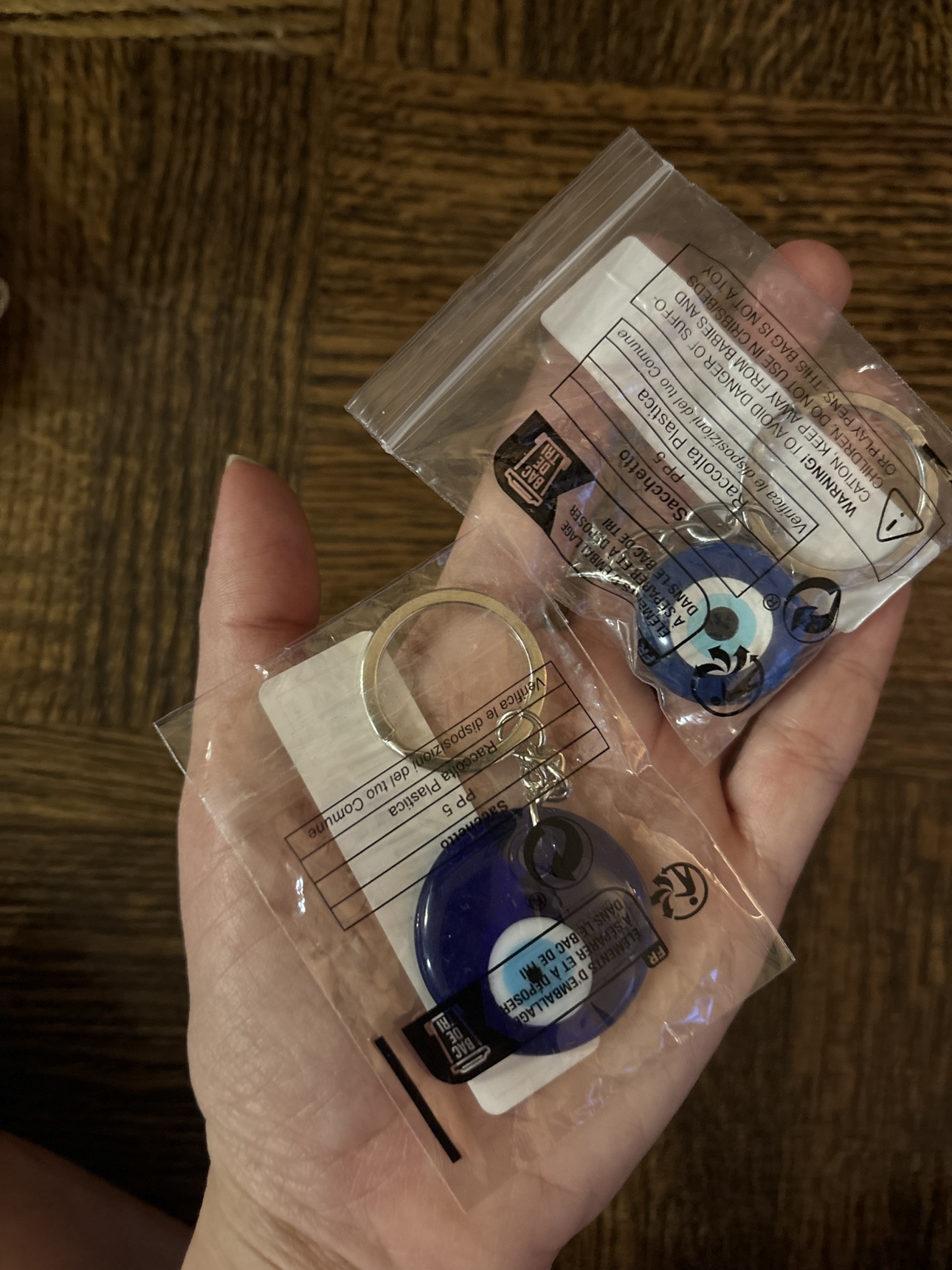 NEW Evil eye keychains for good luck image indicator(2)