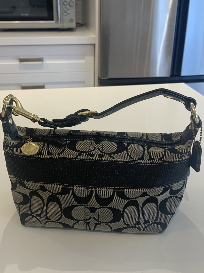 ☘️ Preloved Coach Mini Pouchette Bag ☘️ thumbnail