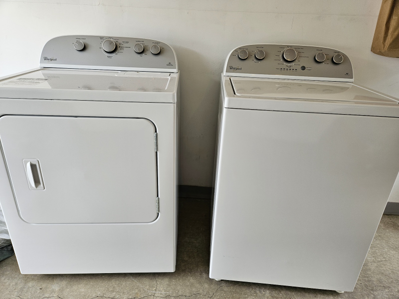 Whirlpool  washer and dryer