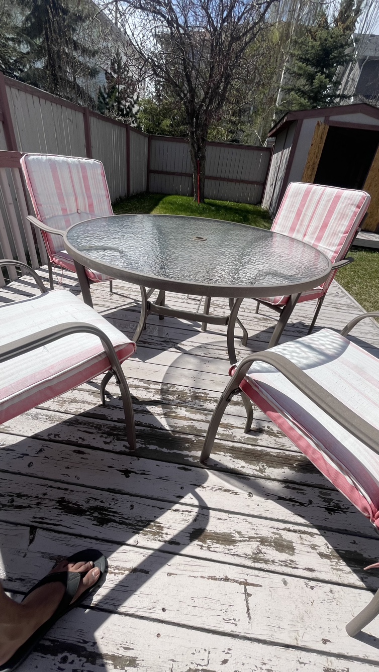 Outdoor 4 Chair Table set - photo 3