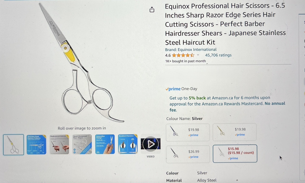 WAHL Home Hair Cutting Kit with Equnox scissor - photo 4