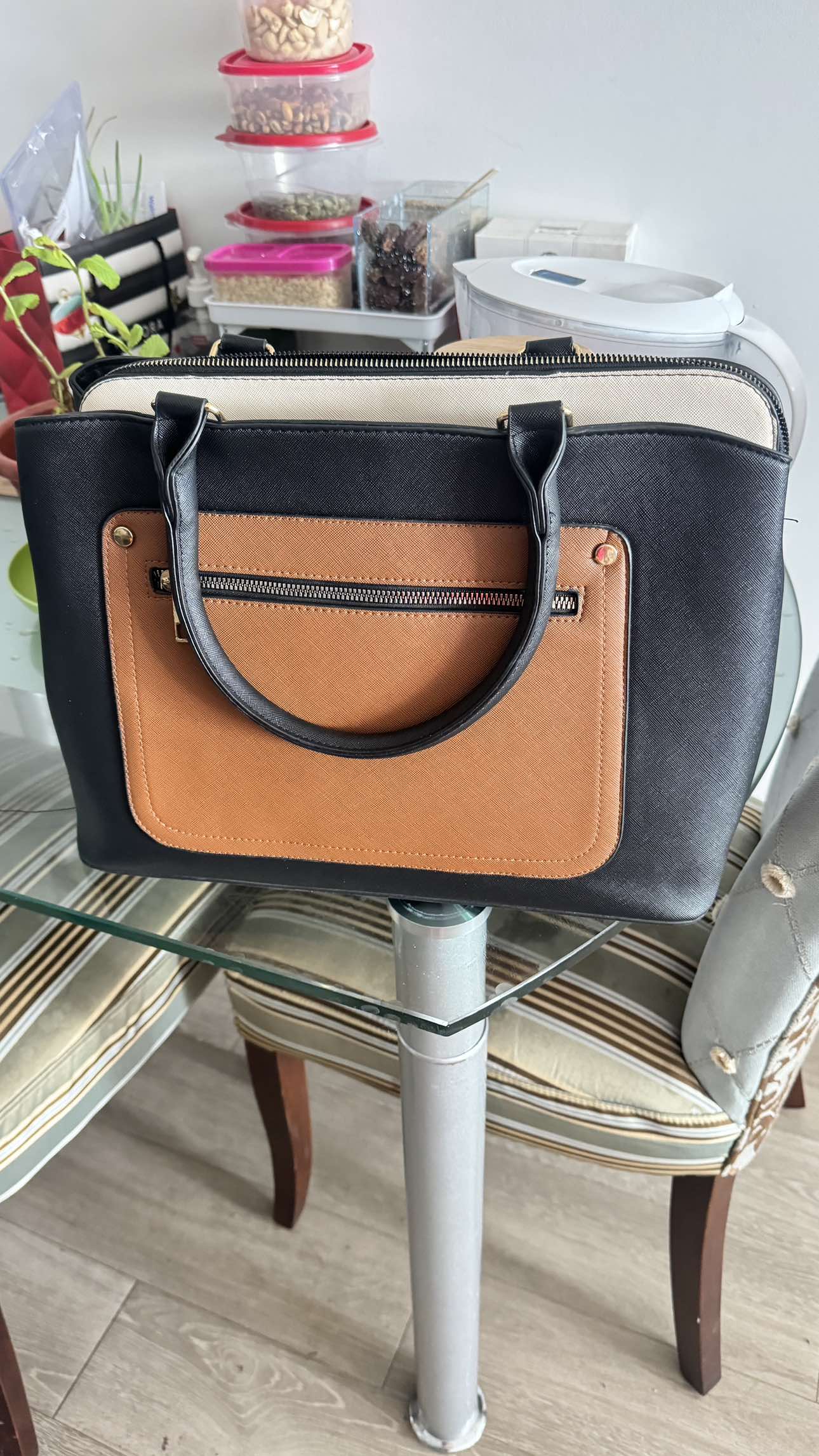 Women’s stunning brown laptop tote bag