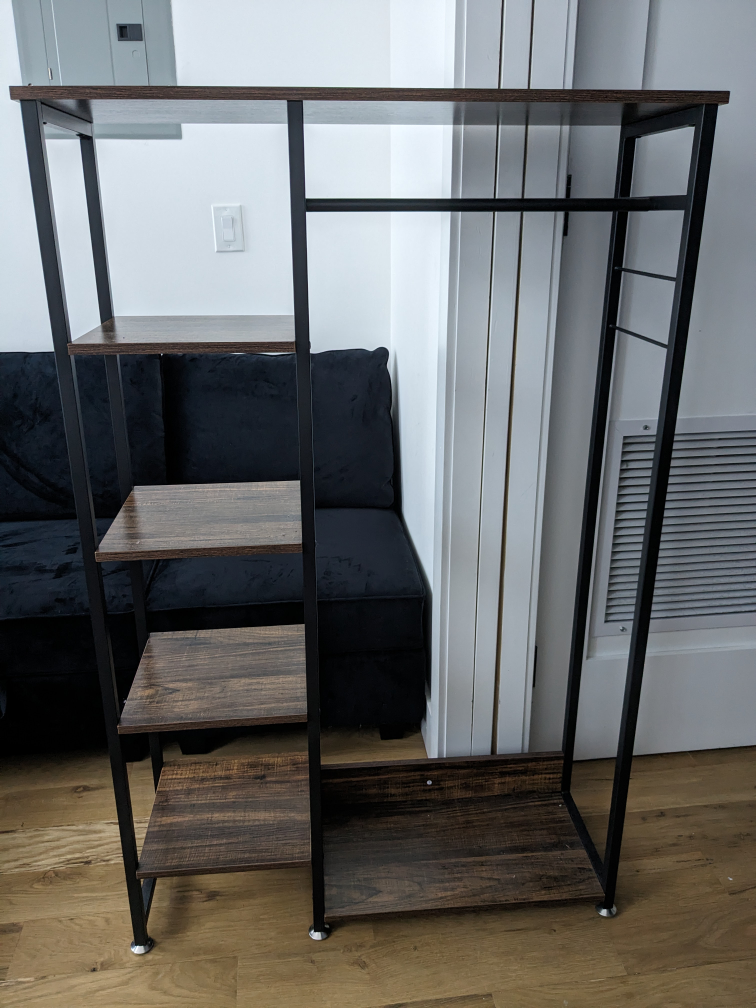 Clothing Rack with 5 Shelves