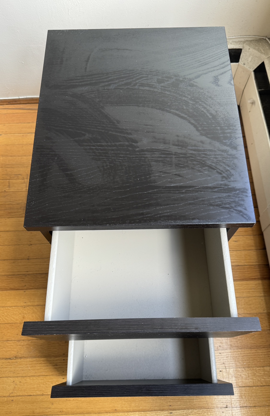 2x IKEA Malm bedside tables- black/brown - photo 2