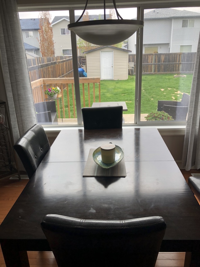 Kitchen table w/ built in extension
