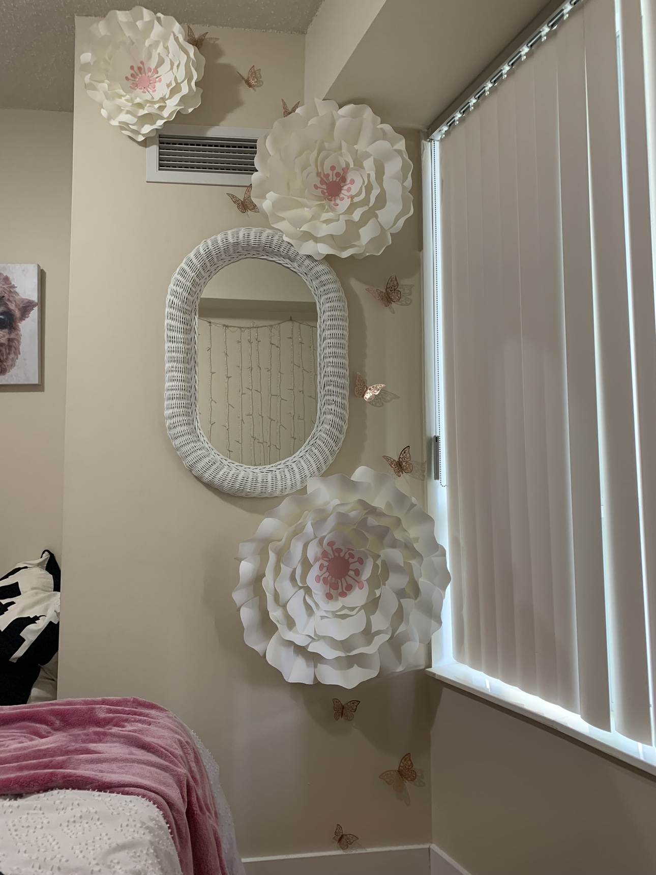 Wicker Mirror