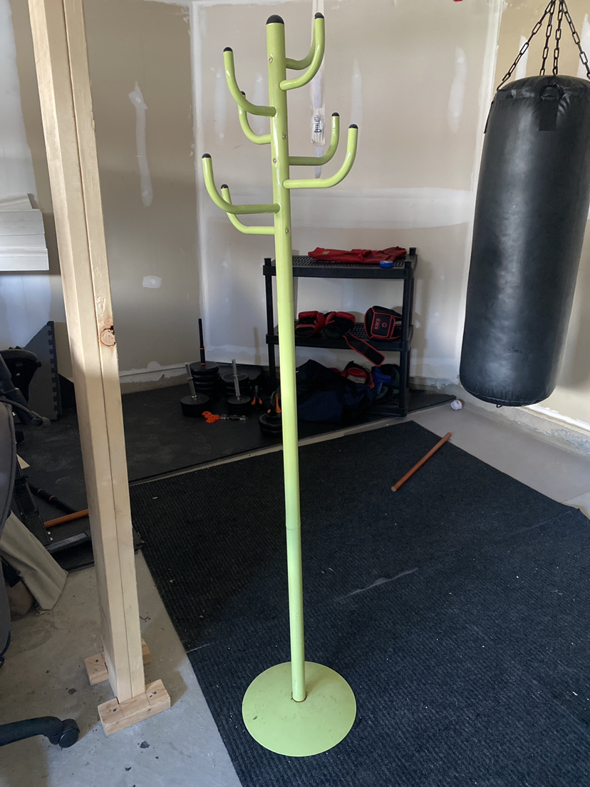 Metal coat hanger