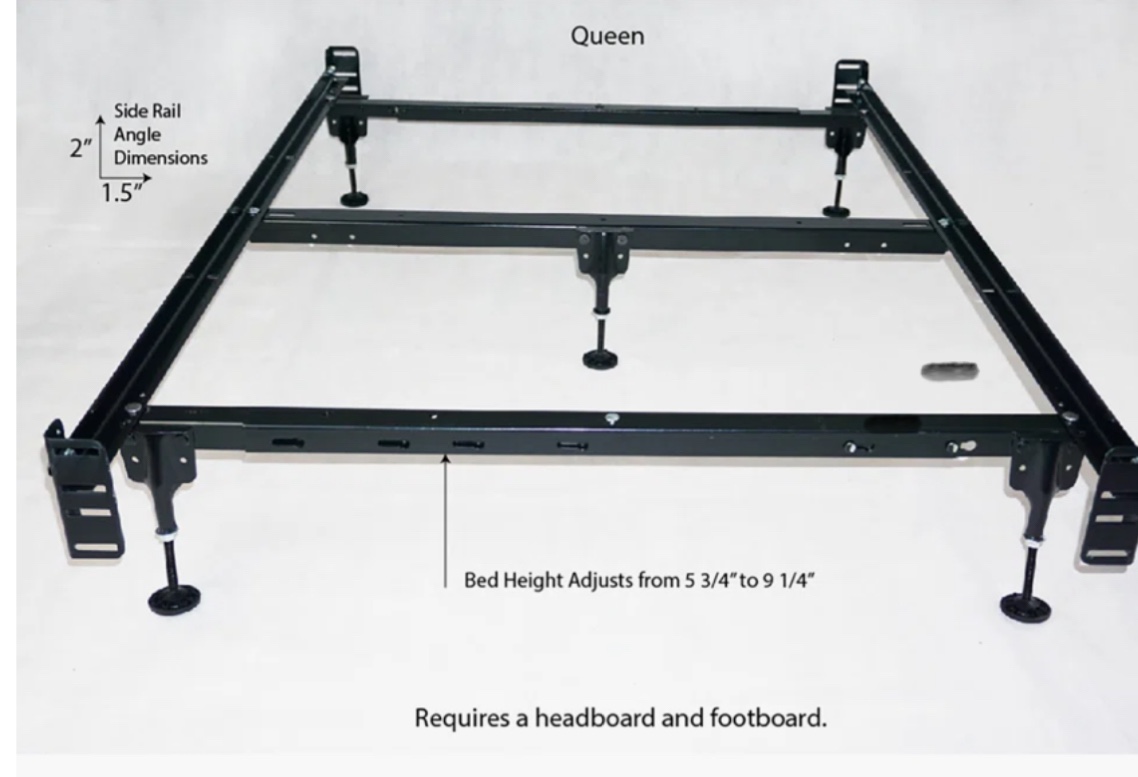 Heavy duty bed frame - queen