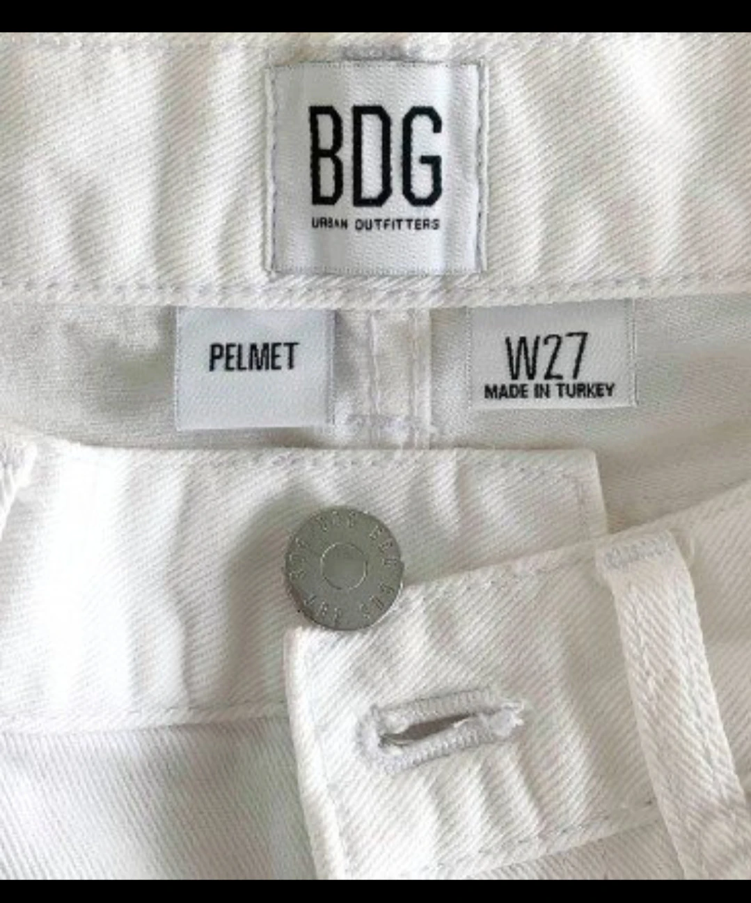 BDG High Waisted Denim Shirt Sz 27 image indicator(4)