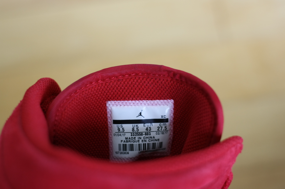 Jordan 1 Retro High Red Suede - photo 5