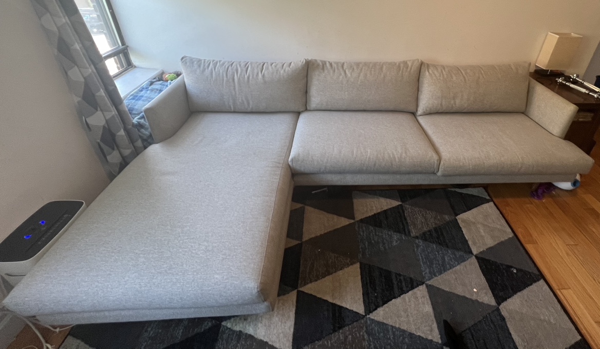 Sectional sofa with chaise - photo 3