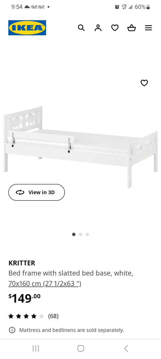 ikea junior bed