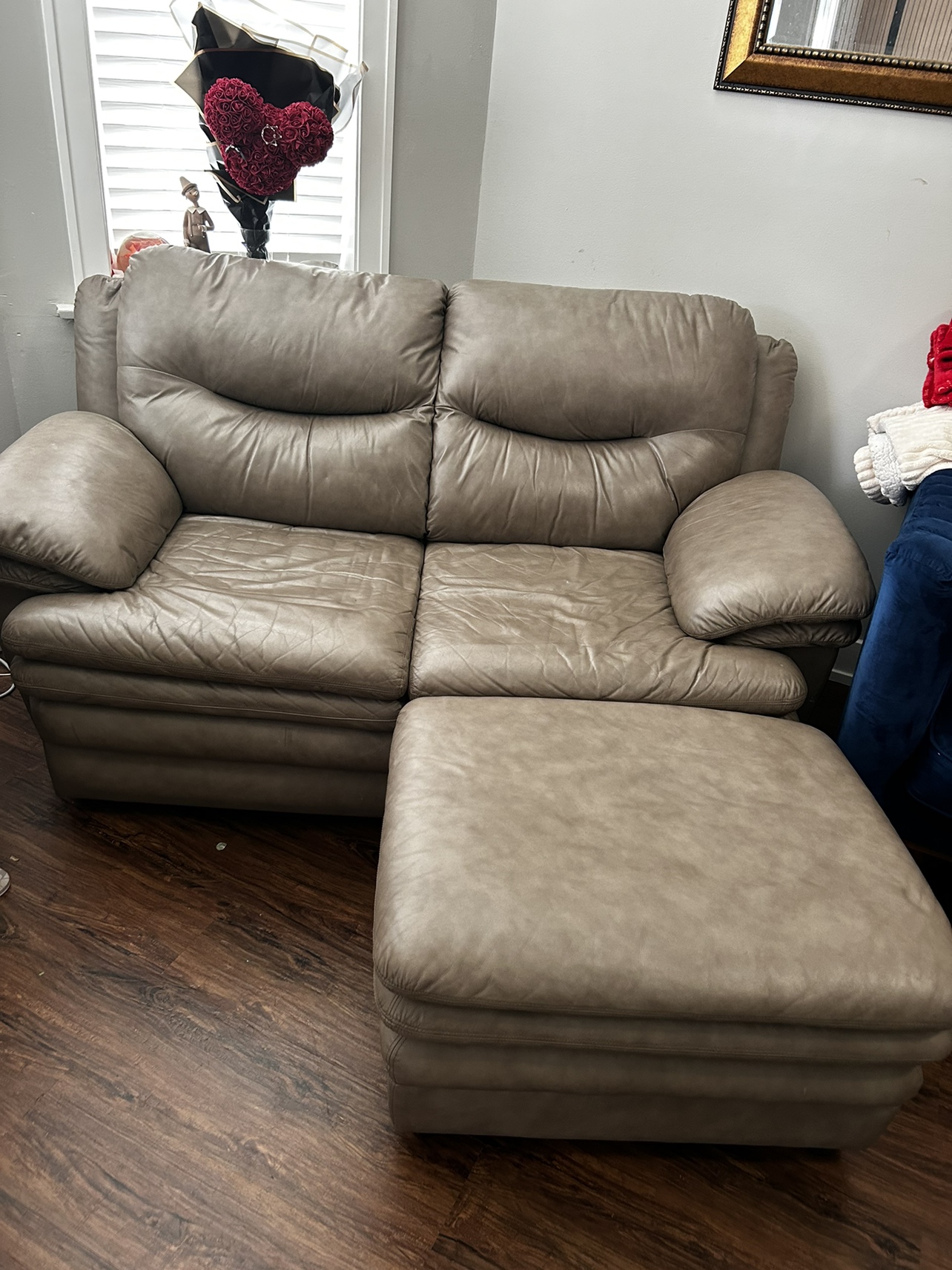 Leather couches