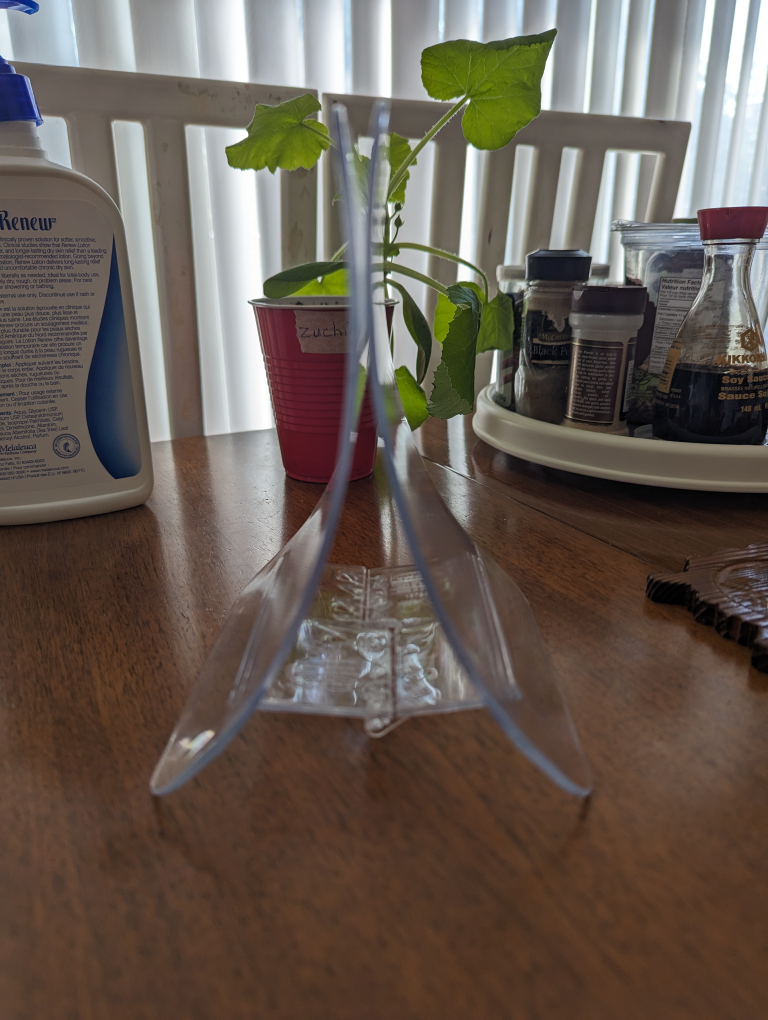 Napkin holder, clear plastic, Ikea Fantastisk - photo 2