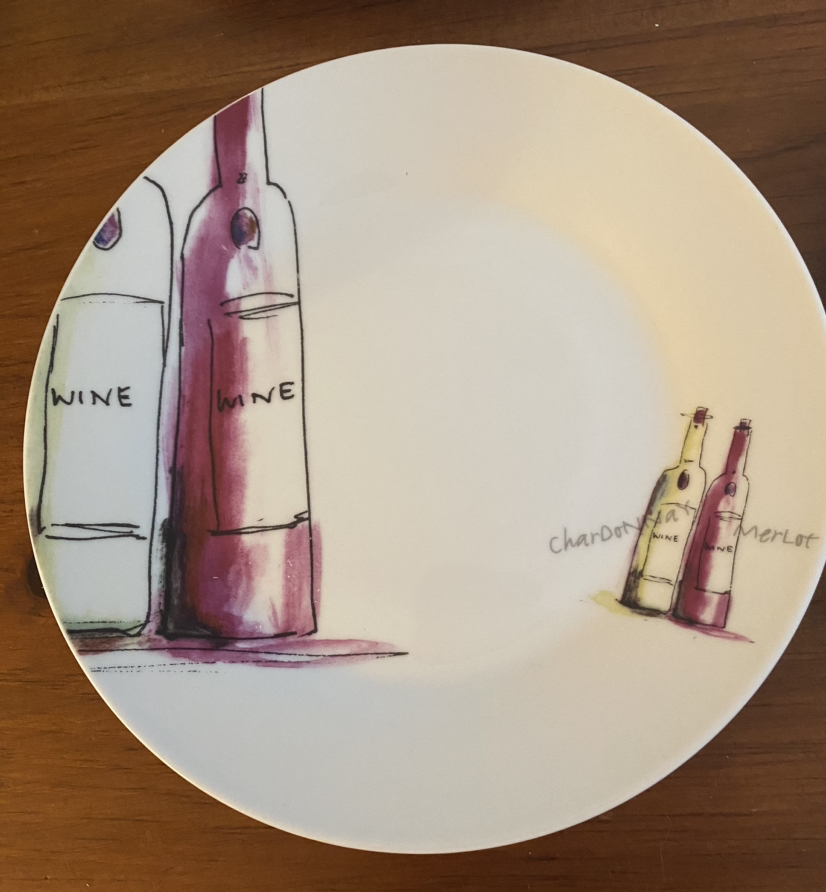 Cocktail party plates, set of 6. Like new - photo 3
