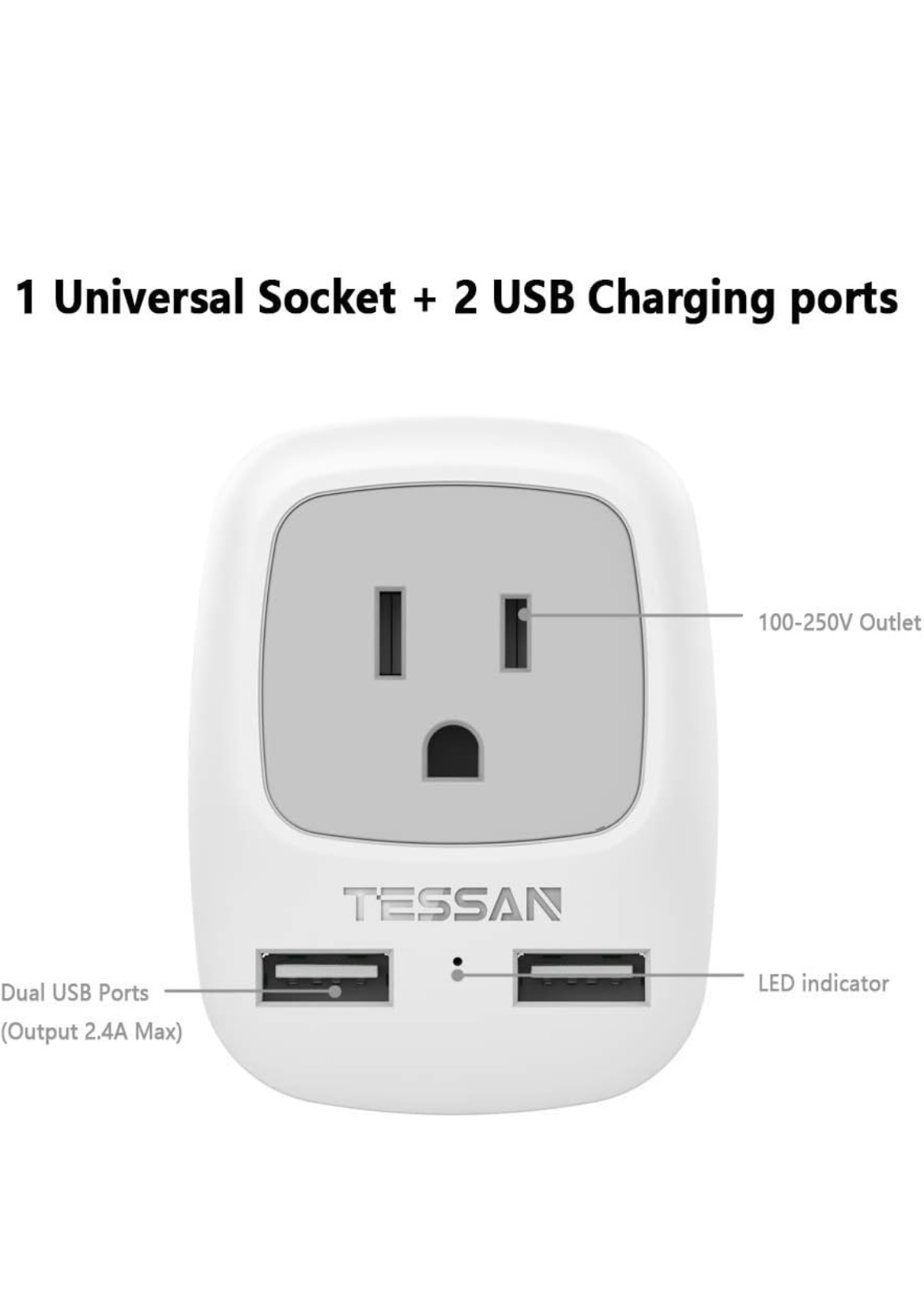 Type D Travel Adapter image indicator(6)