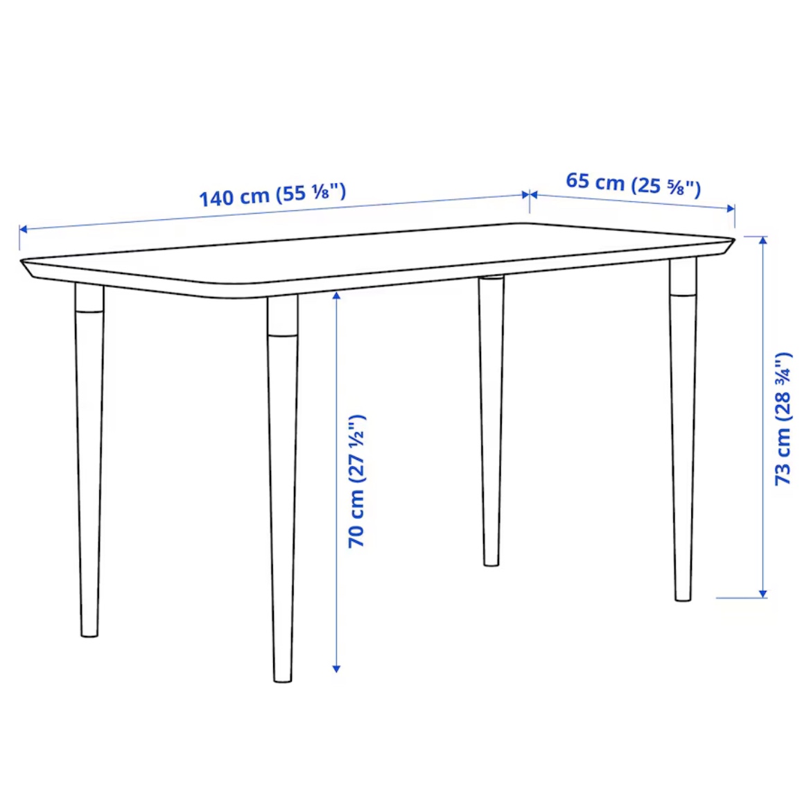 IKEA ANFALLARE / HILVER Bamboo Desk image indicator(6)