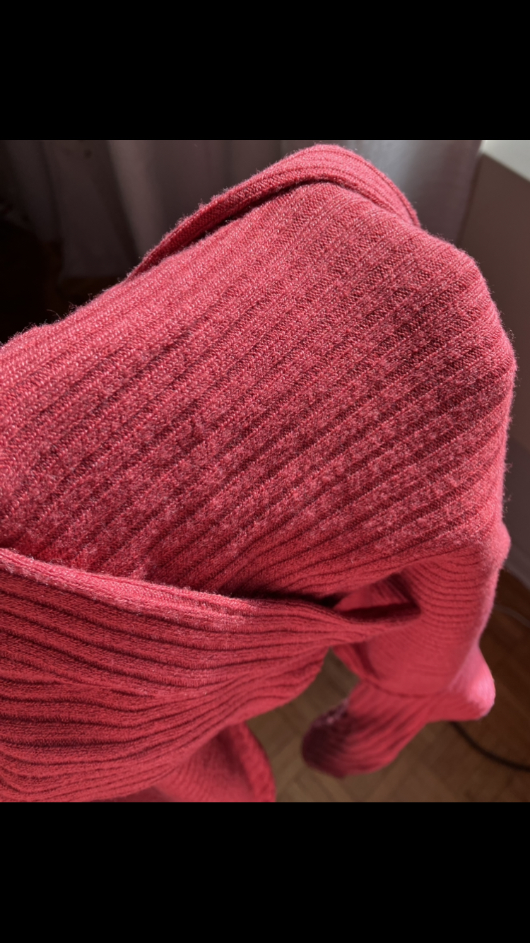 Shein Women’s Pink Ribbed Long Sleeve Shirt Top👚 Size XL❤️🩷💜🌹🥀🌷 image indicator(7)