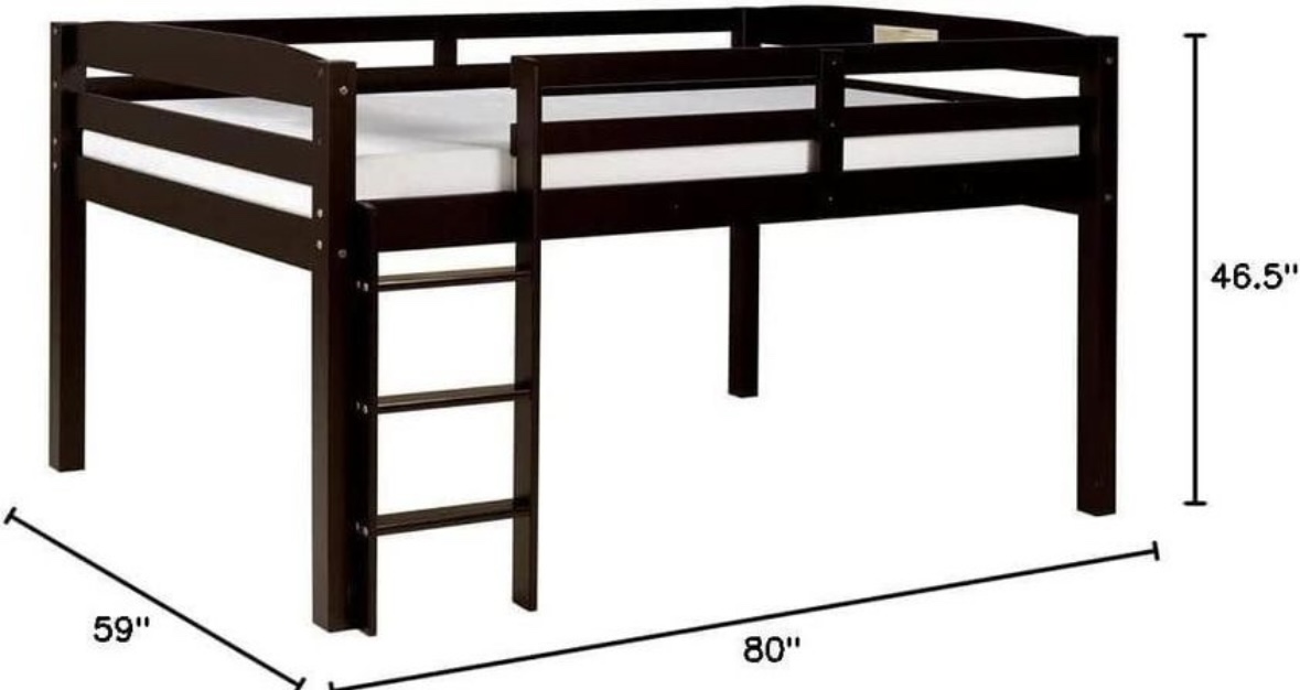 Concord Junior Loft Bed, Full, Cappuccino - photo 5