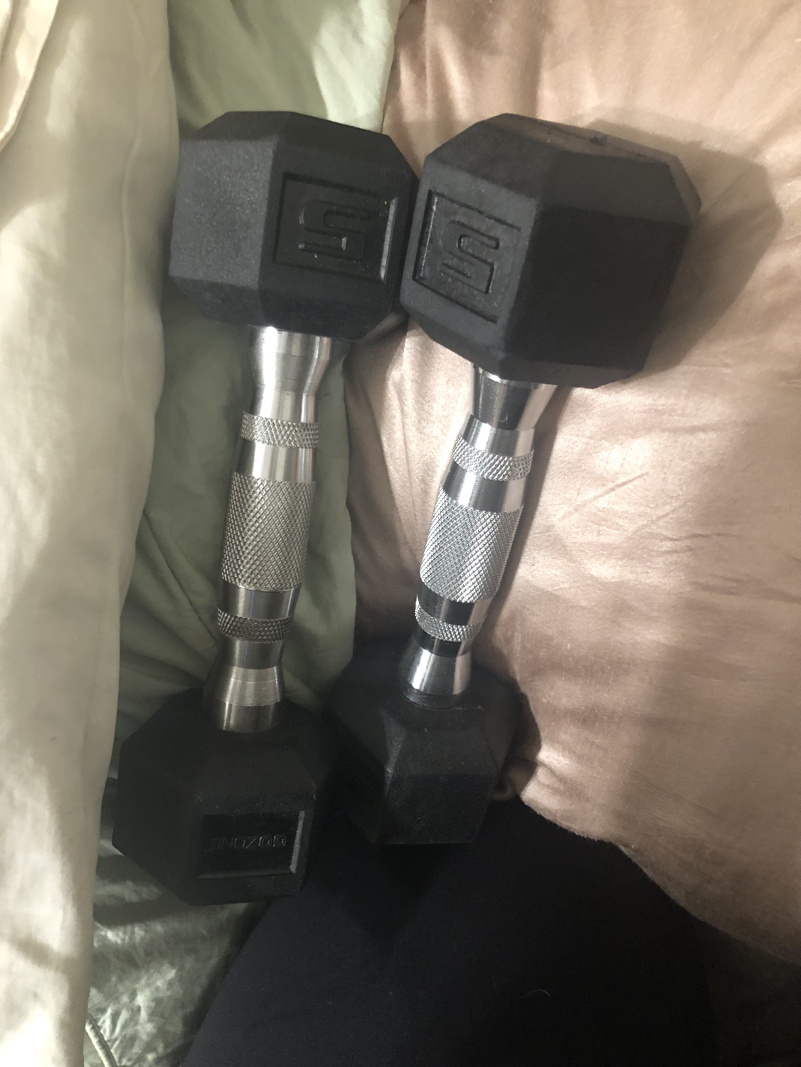 dumbbells with exercise mat - photo 2