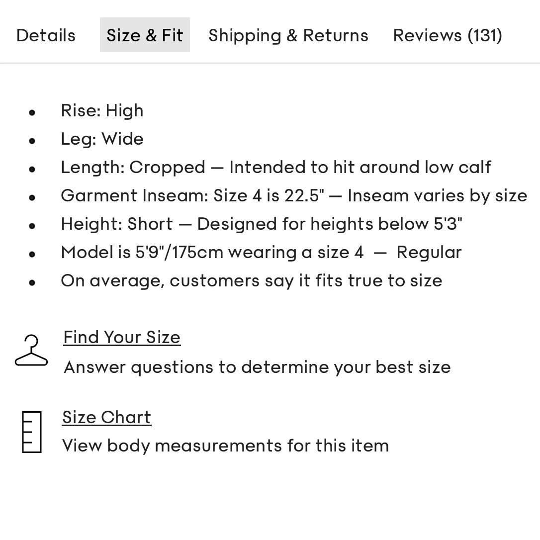 NEW Wilfred The Effortless Pants Cropped, Short ver (size 4) image indicator(8)