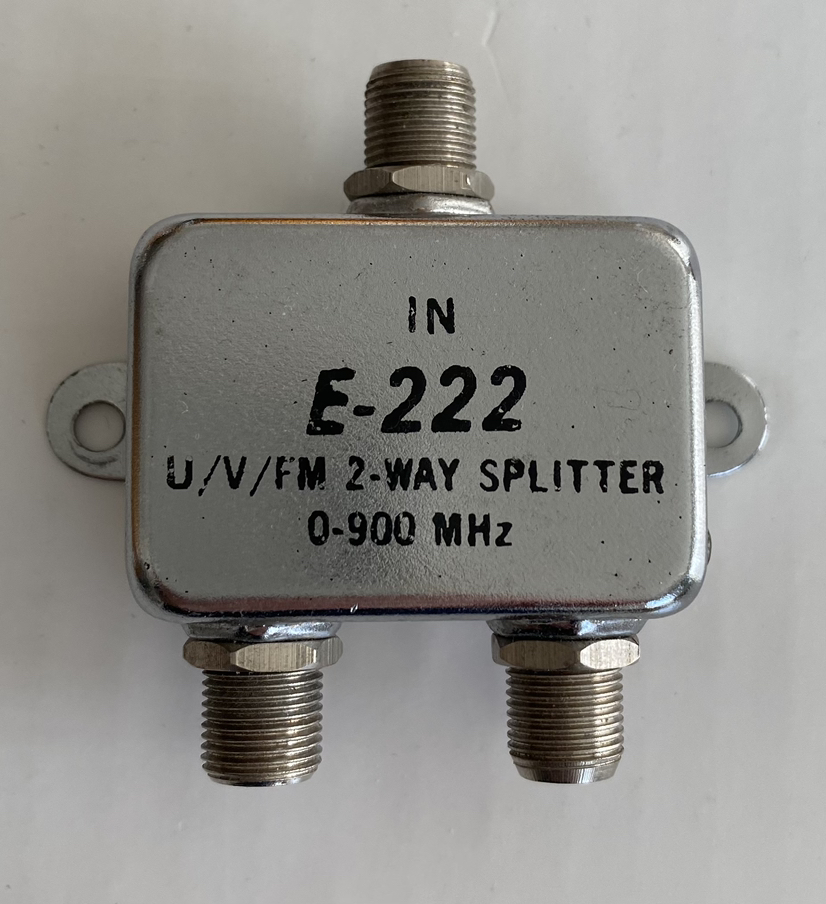 Cable Modem, TV & Coaxial 2-way Splitter thumbnail
