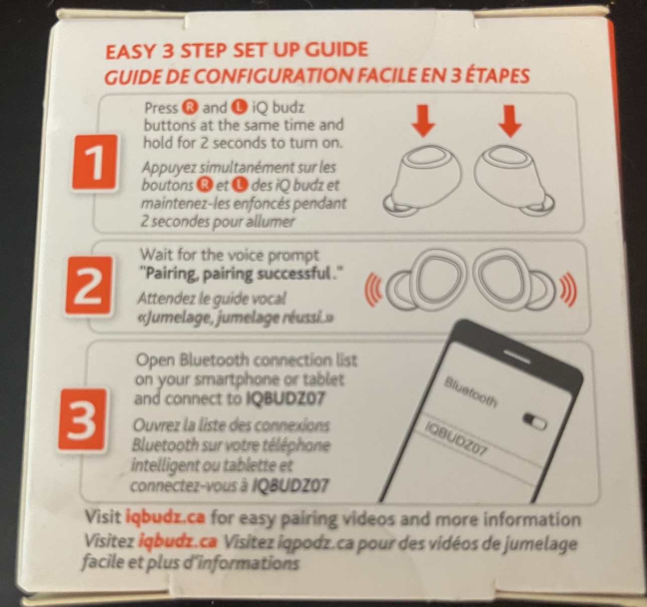 IQ Budz 07 Wireless Earbuds image indicator(4)