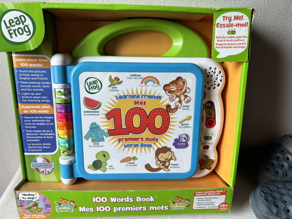 Leap Frog 100 words - English & French thumbnail