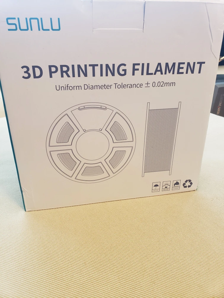 SUNLU 3D Printer Filament PLA Plus 1.75mm 1KG x 2, Black+White - photo 5