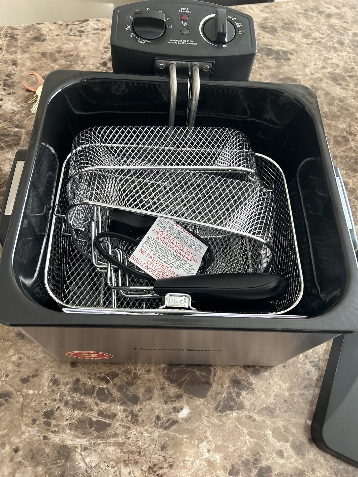 Brand new Hamilton Beach deep fryer