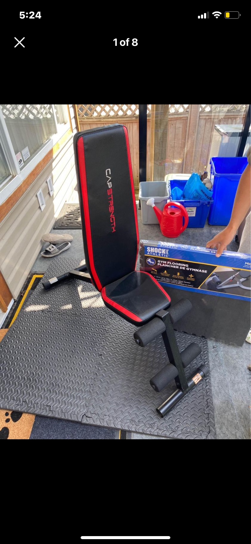 Workout bench