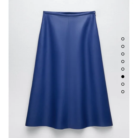 NWT ZARA VEGAN LEATHER SKIRT