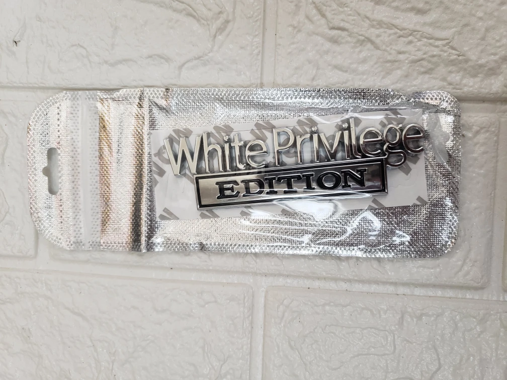 Metal White Privilege Edition Emblem thumbnail