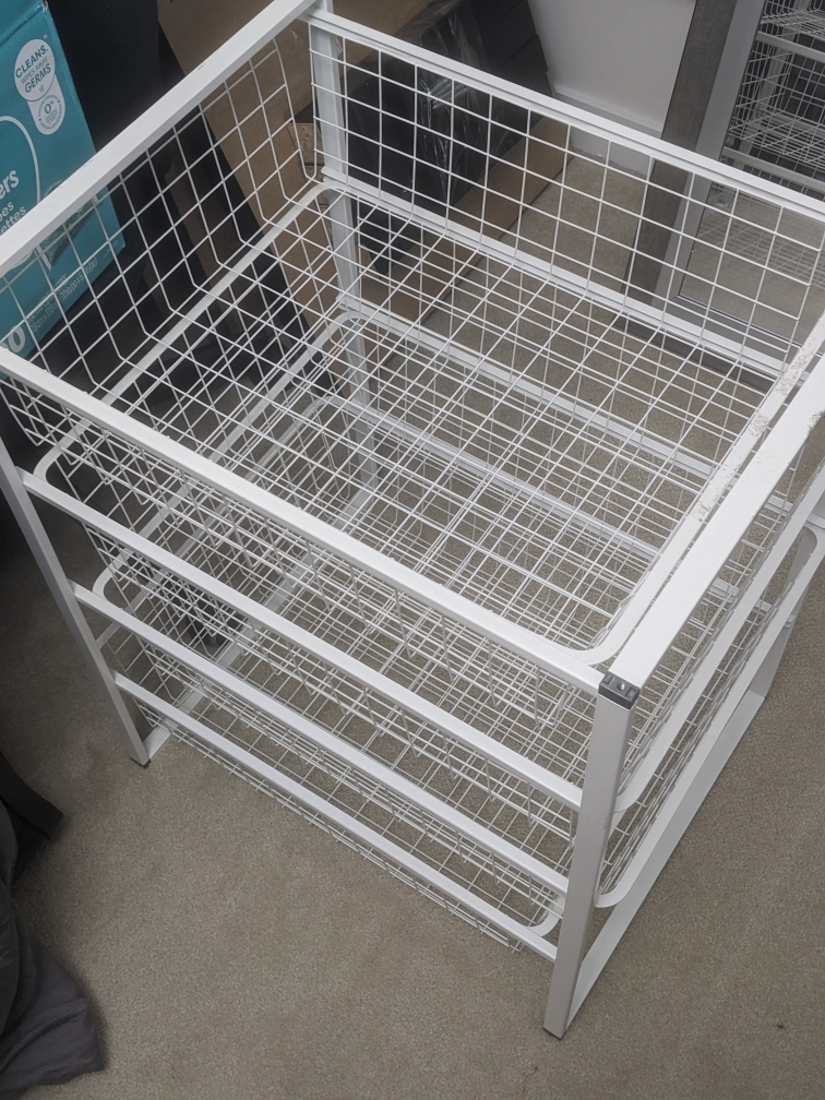 wire drawers.