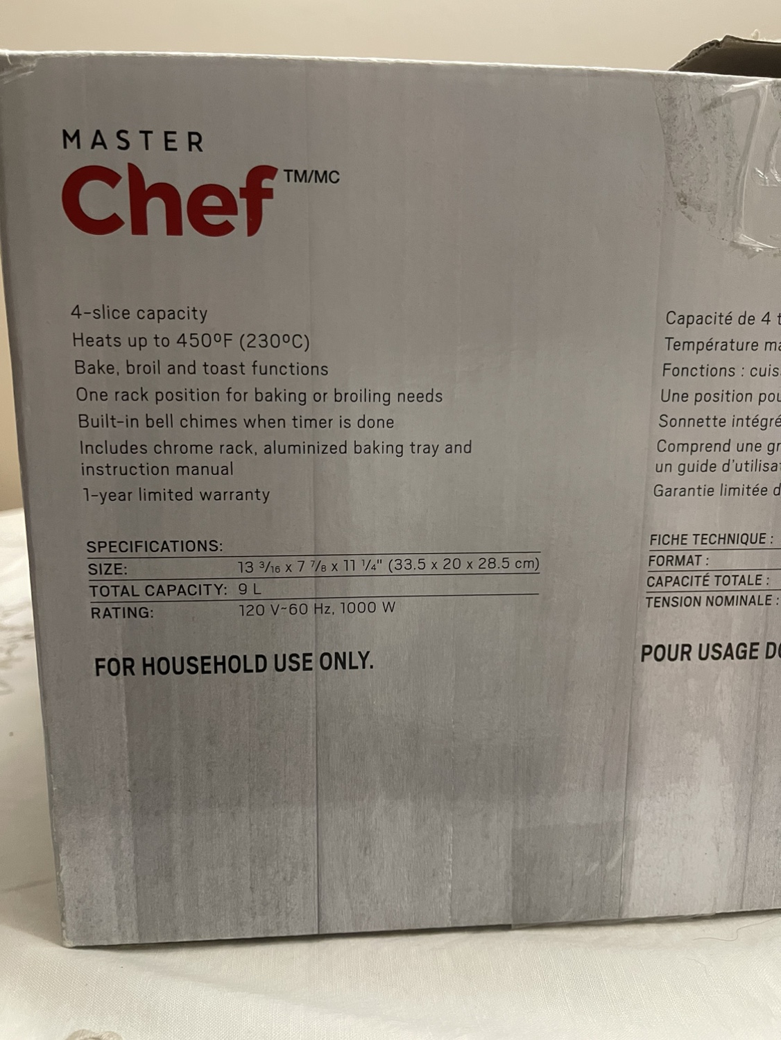 MASTER chef oven image indicator(9)