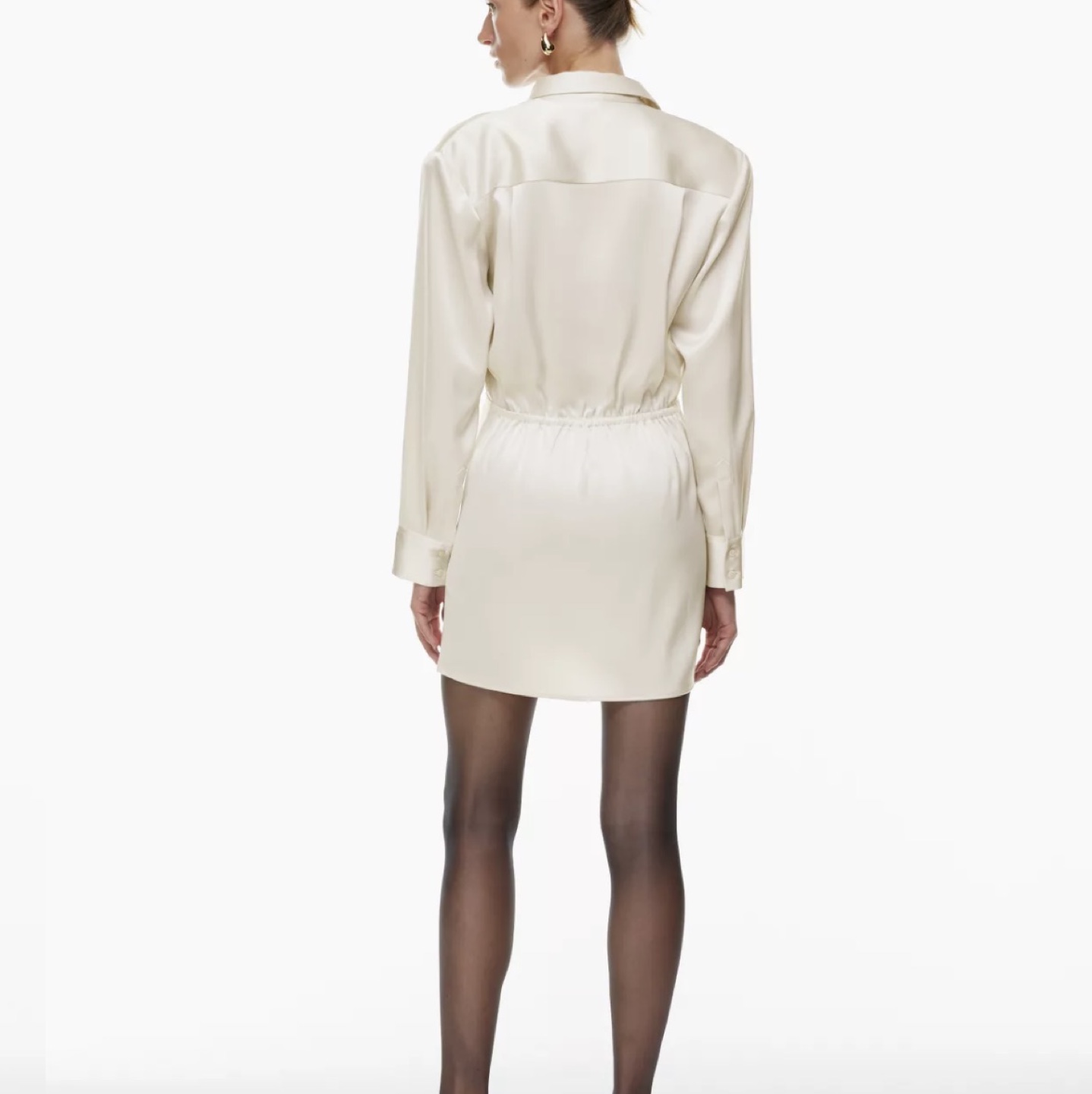 NEW Ten by Babaton Sleuth Satin dress XS image indicator(3)