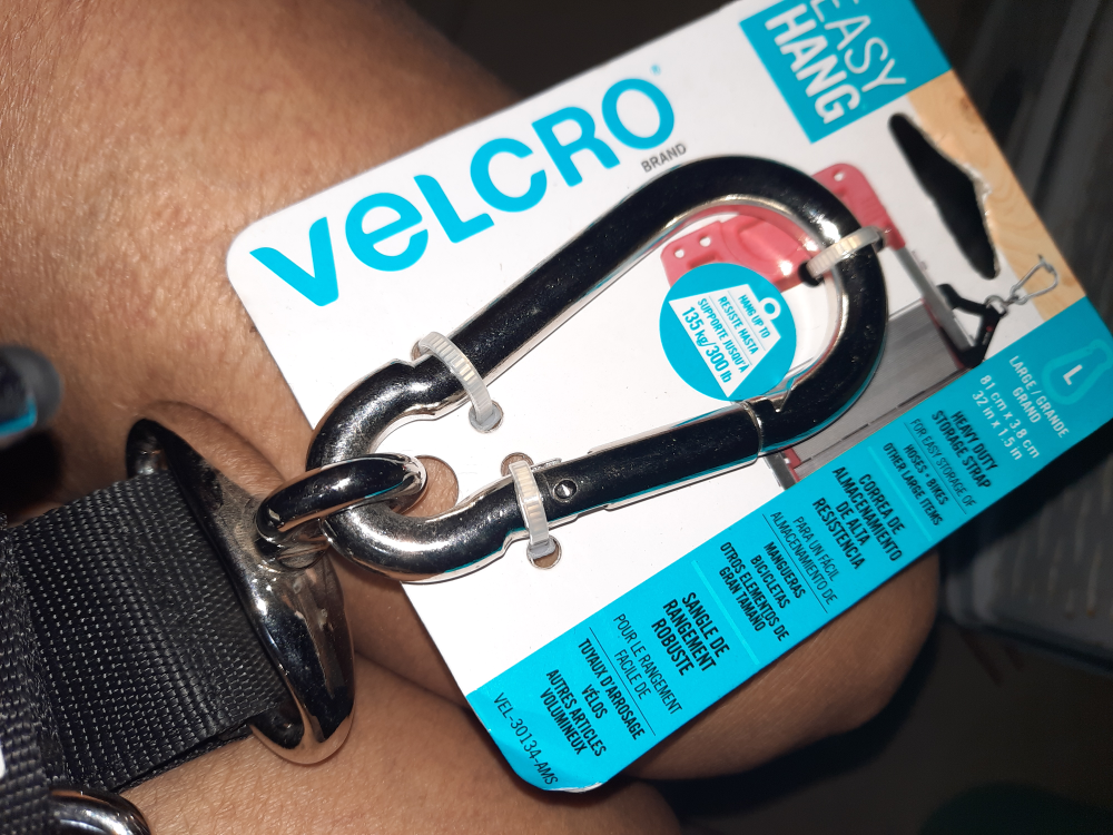 lot of 2 easy hang VELCRO BRAND LARGE heavy-duty storage straps - photo 2