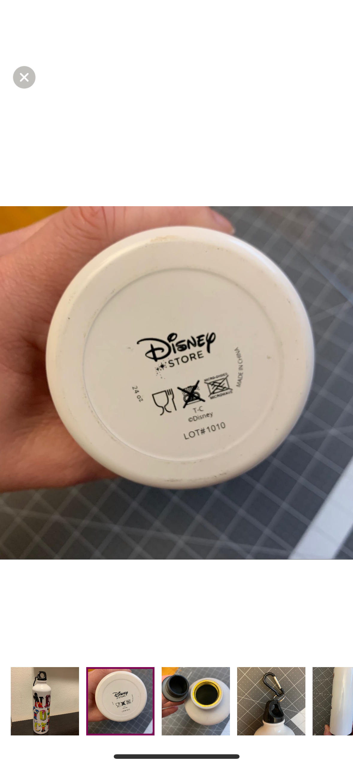 Disney New York City steel thermos image indicator(2)