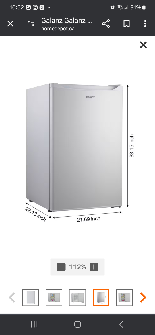 3.1 cu.ft Galanz mini FREEZER image indicator(2)